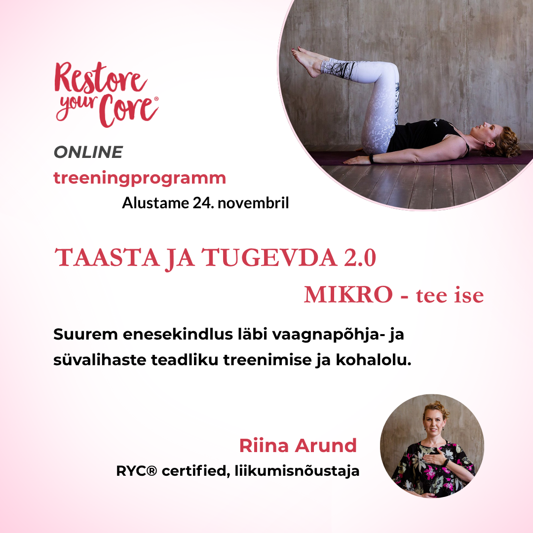 Taasta ja tugevda 2.0 - Tee ise